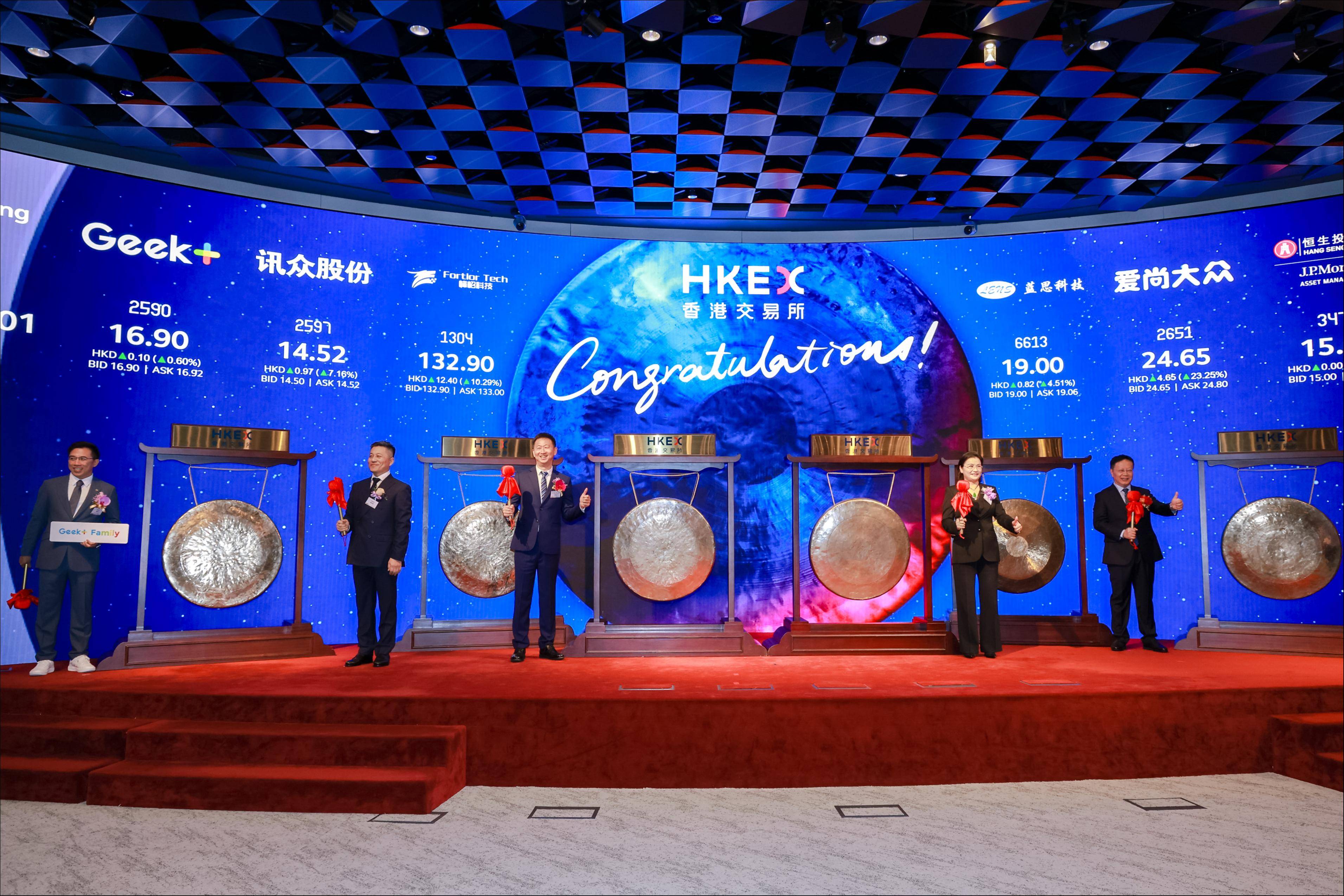 HKEX Sees IPO Boom as Geek+ Becomes World's First Listed AMR Robotics Firm