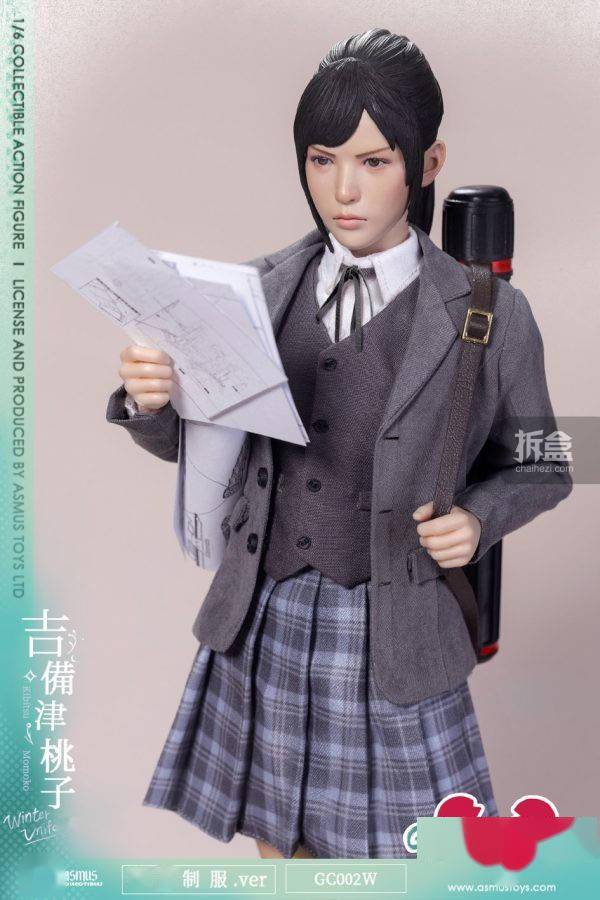 ASMUS TOYS阿司马 吉备津桃子 冬季制服版 1/6可动人偶