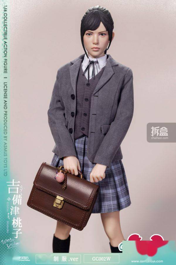 ASMUS TOYS阿司马 吉备津桃子 冬季制服版 1/6可动人偶