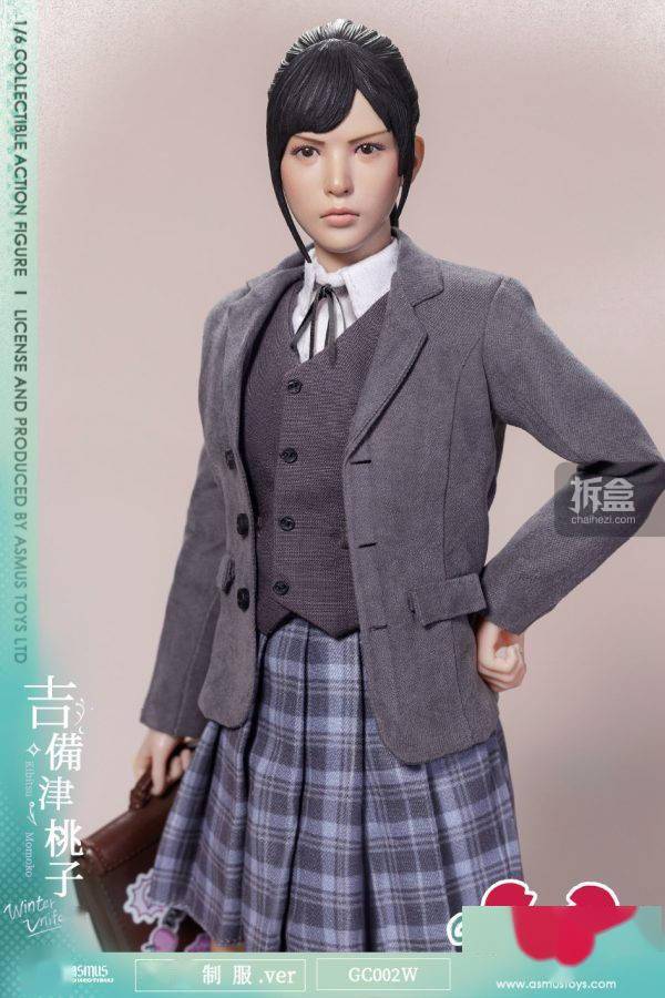 ASMUS TOYS阿司马 吉备津桃子 冬季制服版 1/6可动人偶